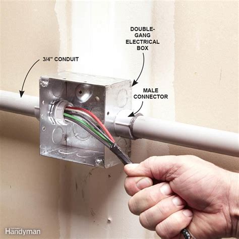 blue pvc flush mounted electrical box|Installing PVC Conduit .